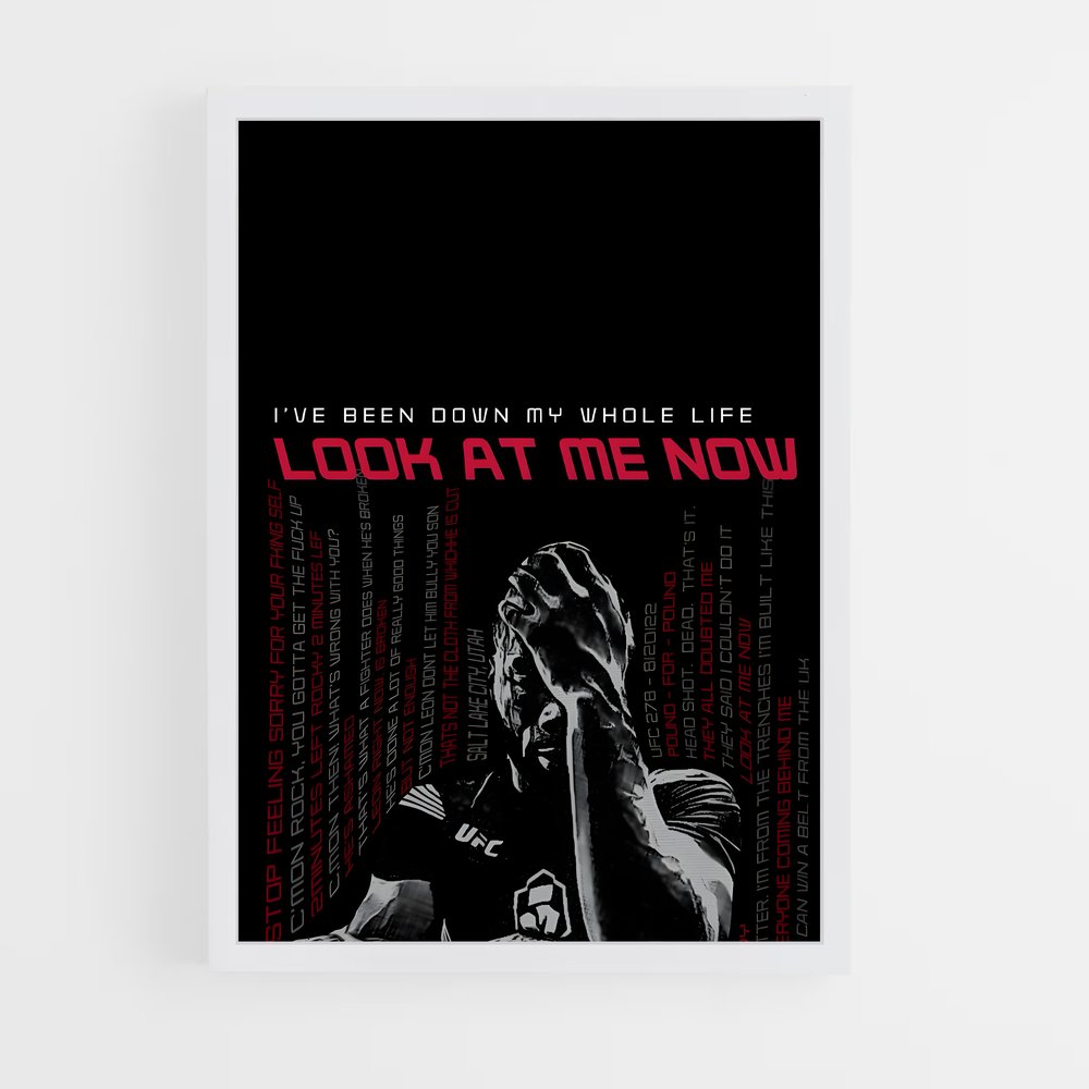 Poster Léon le Champion – affiche MMA (vue 3)